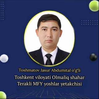 Olmaliq sh. Tashmatov Jasur Terakli MFY